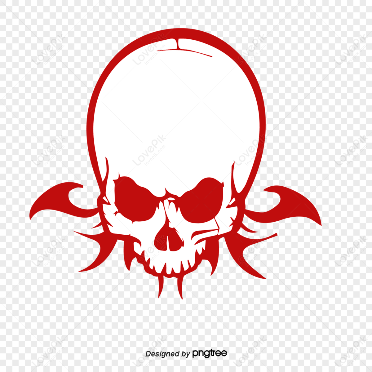 Stylish Tattoo Png - Skull And Roses Drawing Clipart - Large Size Png Image  - PikPng
