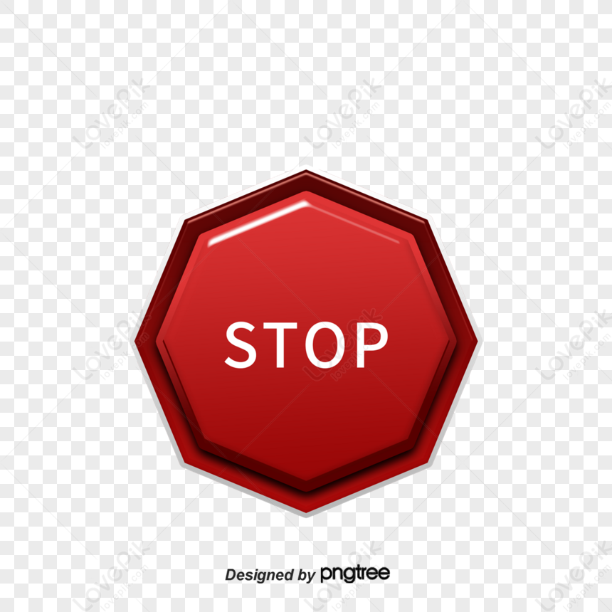 Stop Sign Png Vector Material,creative Sign PNG Image Free Download And ...