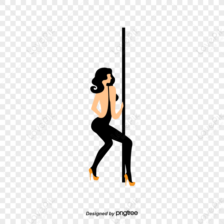 Vector Ballroom Pole Dancing Girl Pole Dance Pipe Dance Png Free Download And Clipart Image For