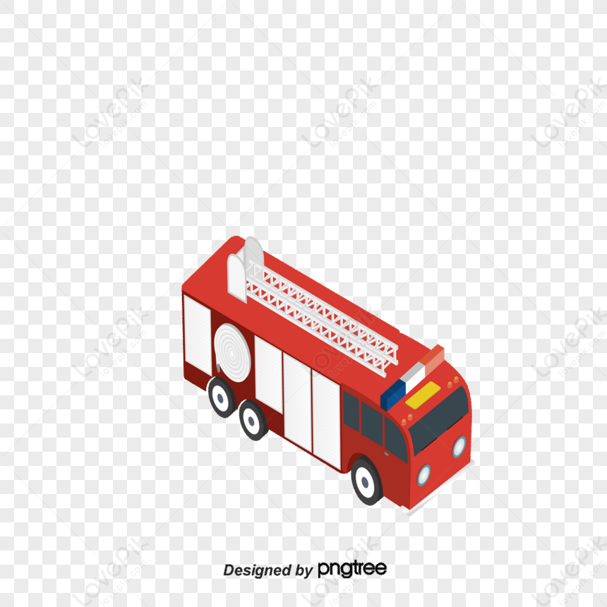 Vector Cartoon Fire Truck And Firefighters Firemen Fire Cartoons Png White Transparent And