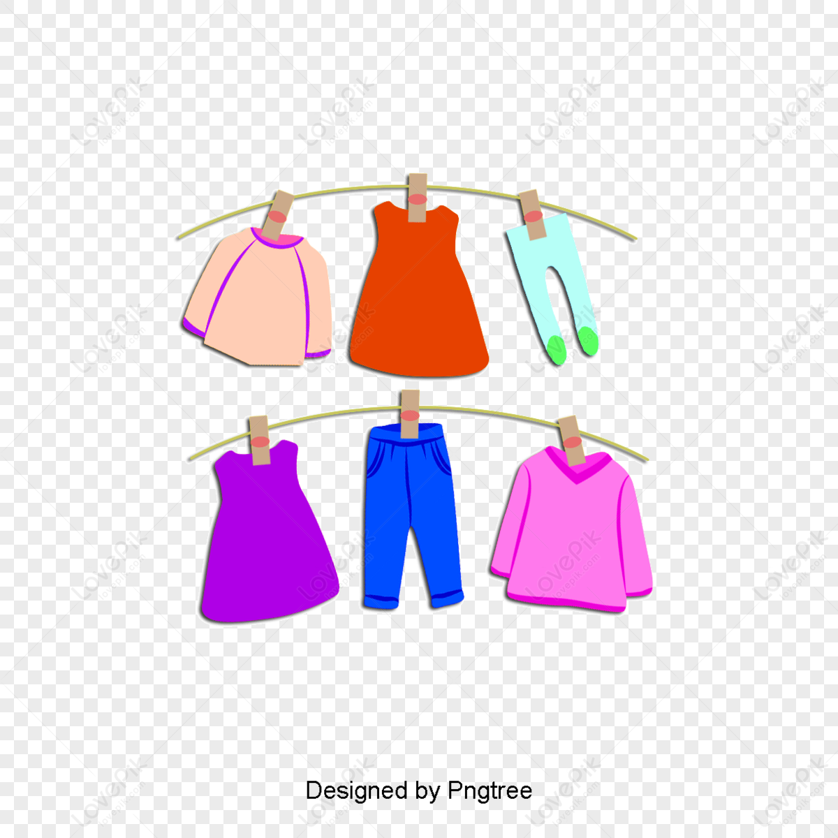Clothes, Folding, Clothes Clipart, Clothesline PNG Free Download
