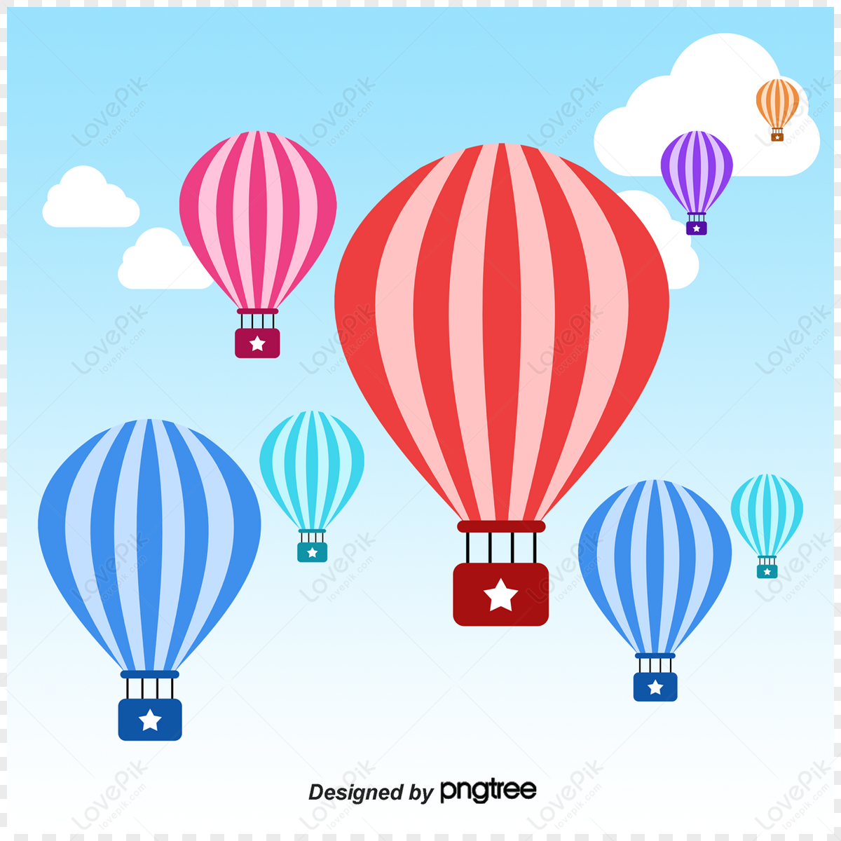 Travel design flyer paper hot air balloon concept Vector Image