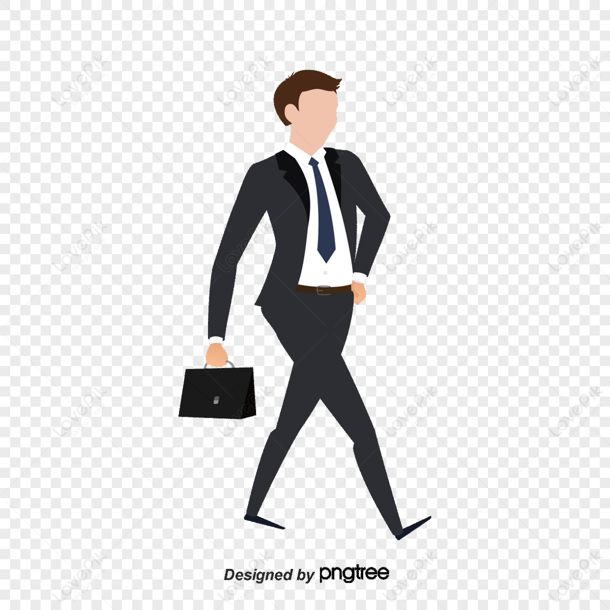 Modern Suit Illustration Vector, Official Suit, Modern