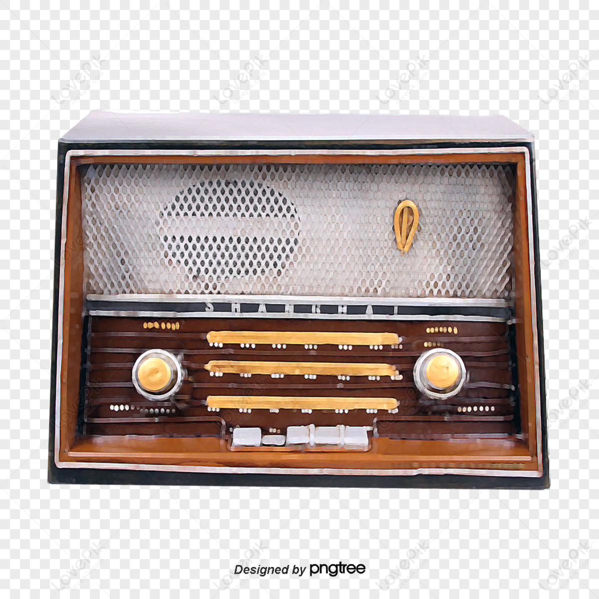 Vintage Radio, Vintage, Radio, Retro PNG and Vector with