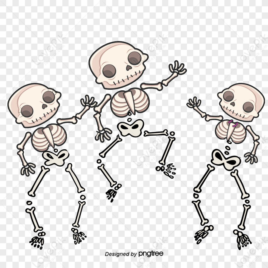 Vecteur de Squelettes dansant à télécharger gratuitement
