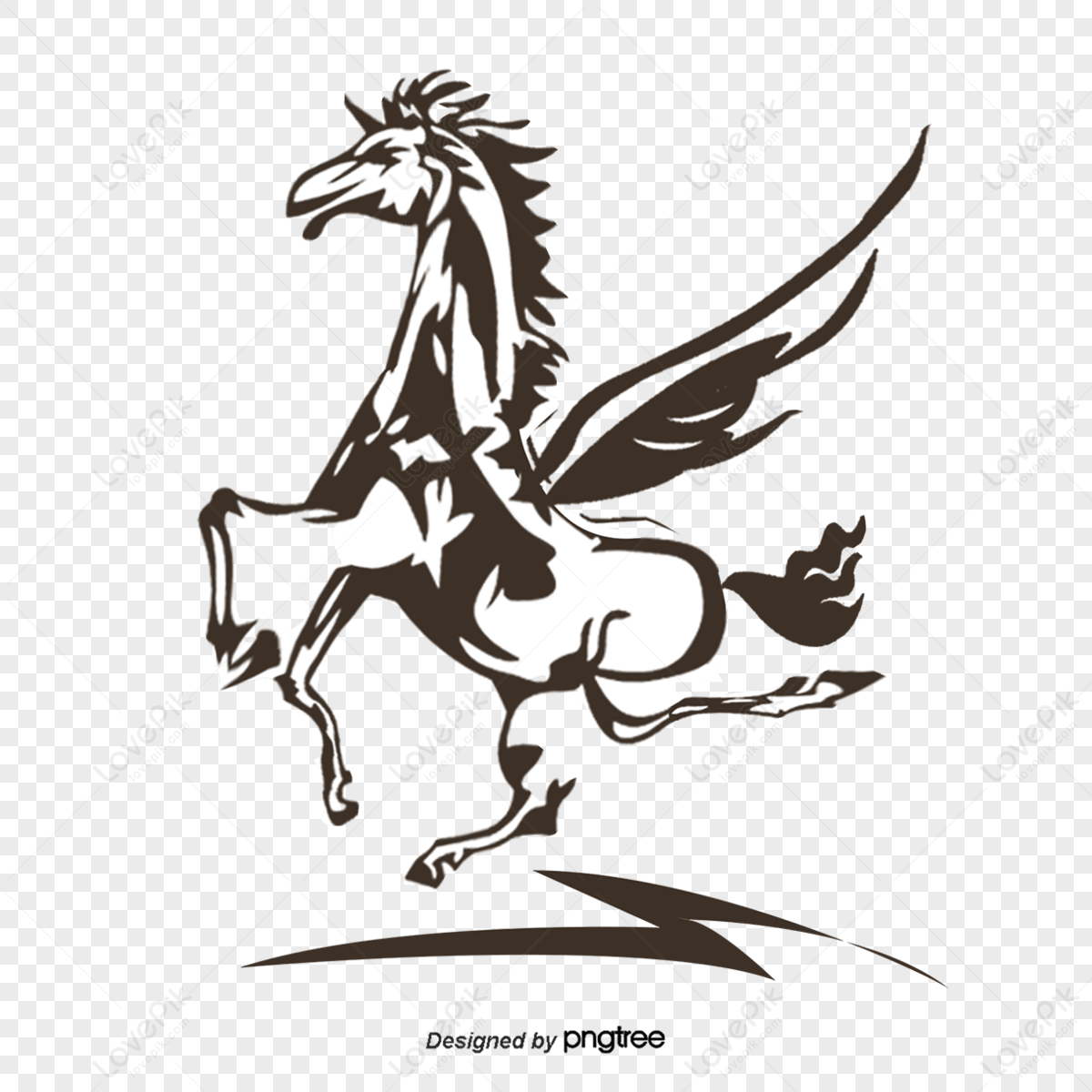 Buy Simple Pegasus Mythical Winged Fantasy Divine Flying Horse Equestrian  Greek God Cut Sign Clipart Digital Download Eps Dxf Png Jpeg Svg Online in  India - Etsy