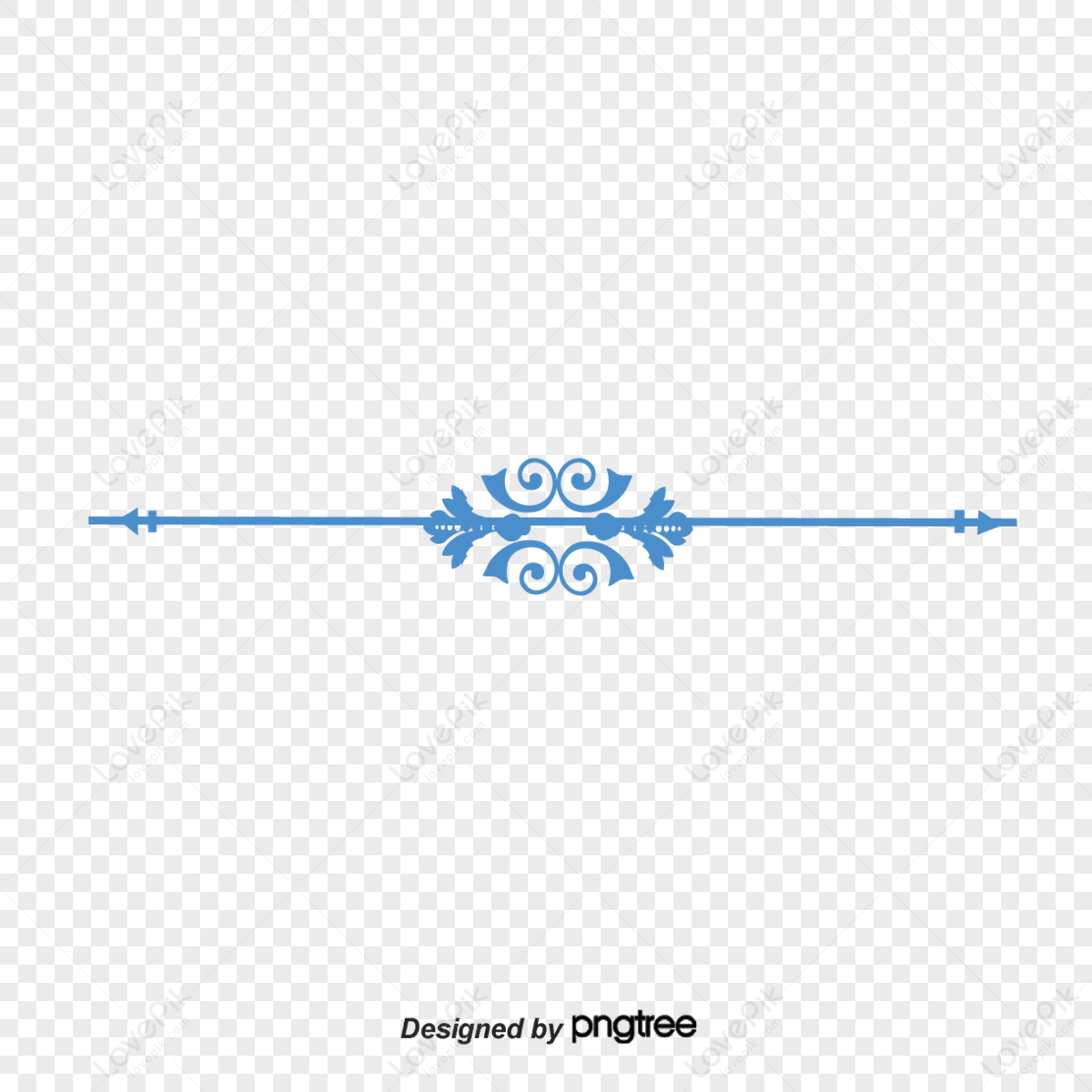 Elegant Blue Border PNG Images With Transparent Background | Free ...