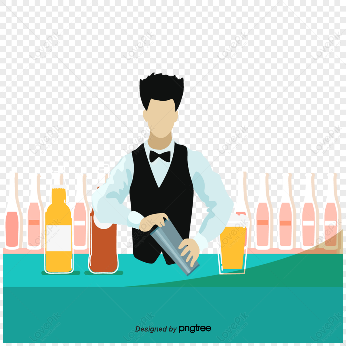 Professional Bartender Logo Template Vector Logo Stock Vector (Royalty  Free) 1512972215 | Shutterstock