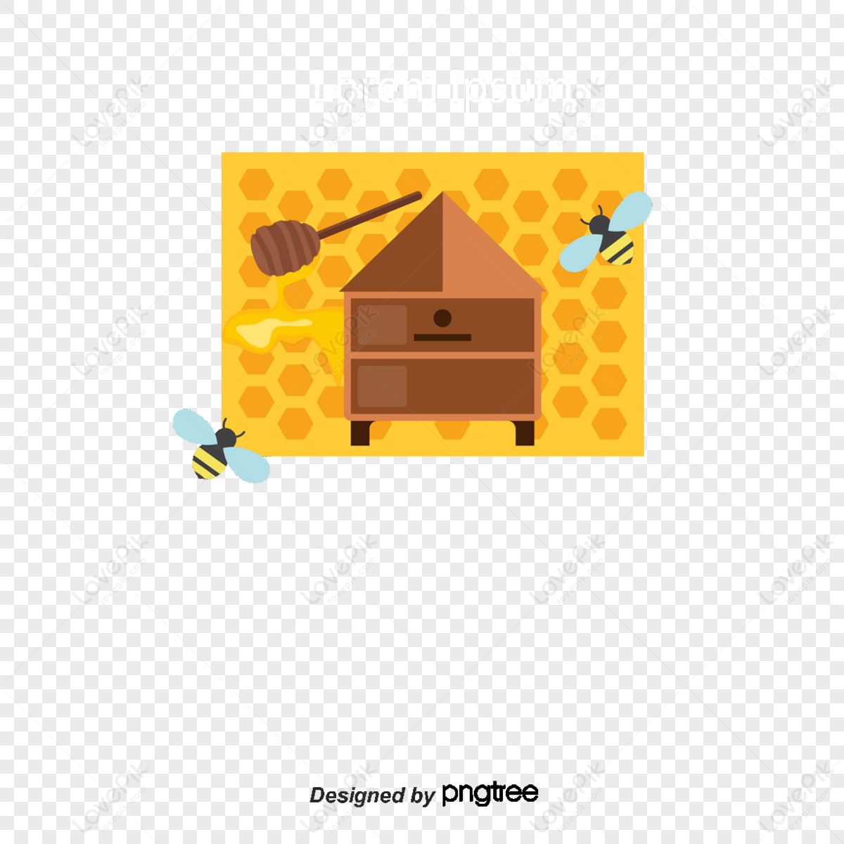 Bee House Vector,world Bee Day,bees,building Houses PNG Hd Transparent ...