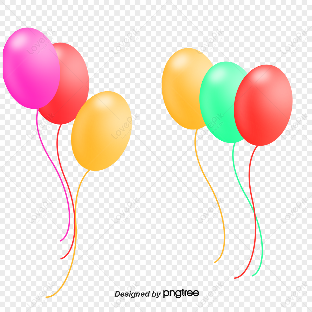 Party Streamers PNG, Vector, PSD, and Clipart With Transparent