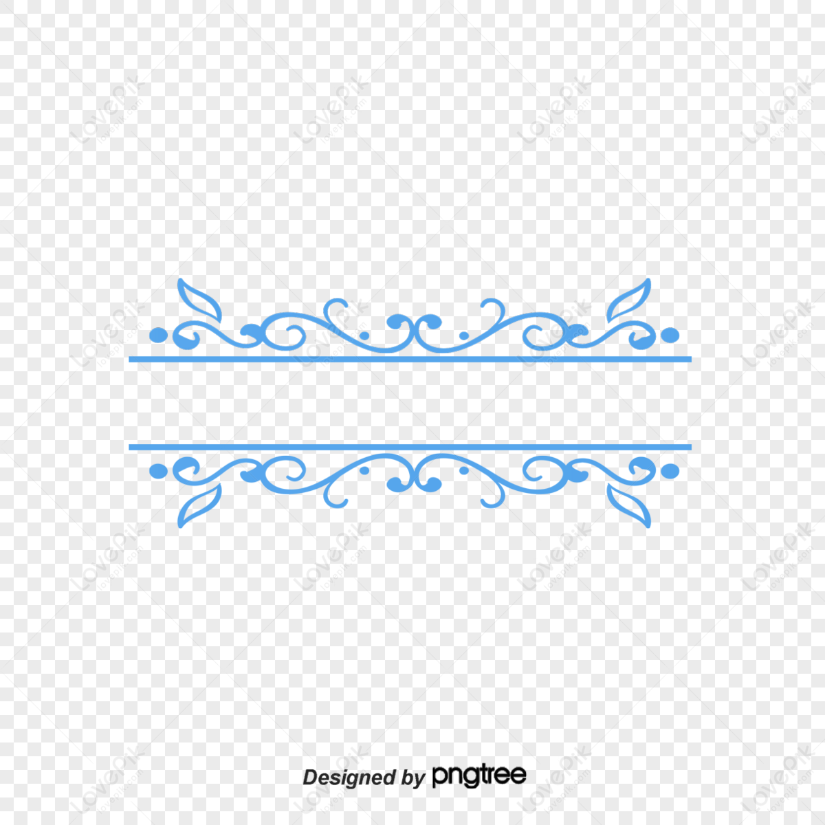 Blue Decorative Template,black Classics,navy Blue,frame PNG Hd ...