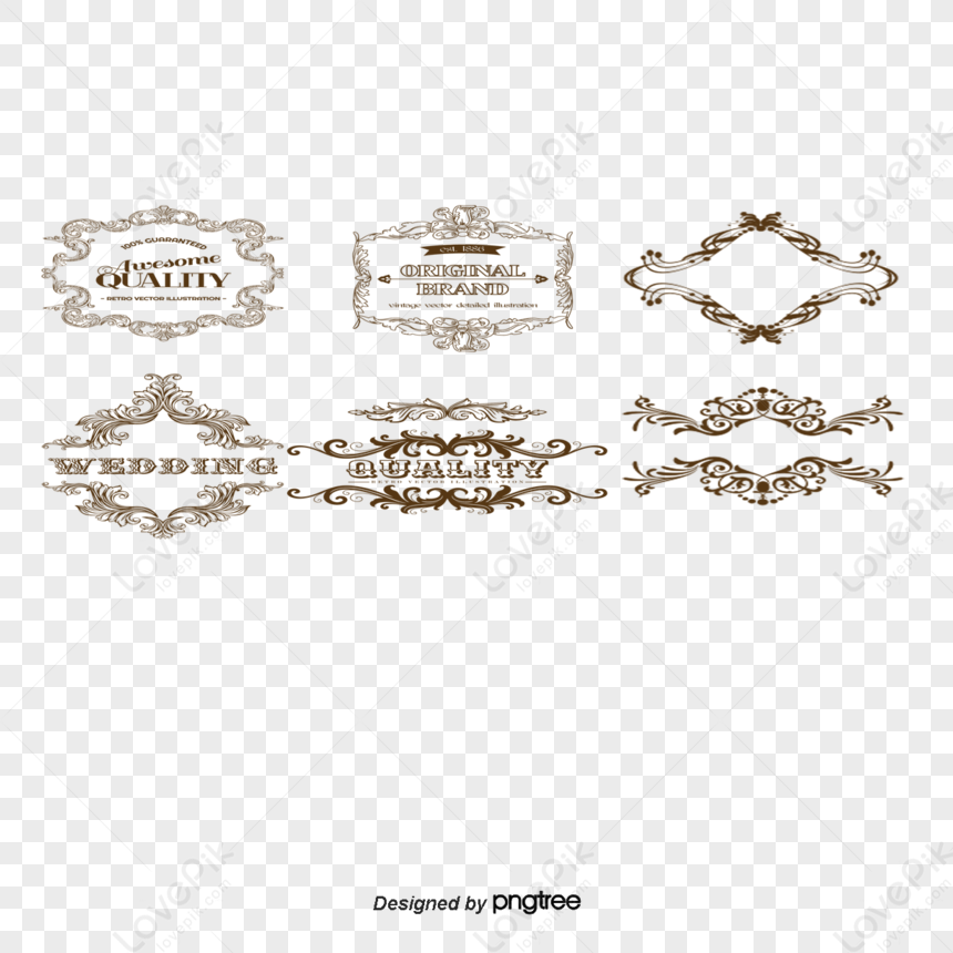 Ornamental borders design Royalty Free Vector Image