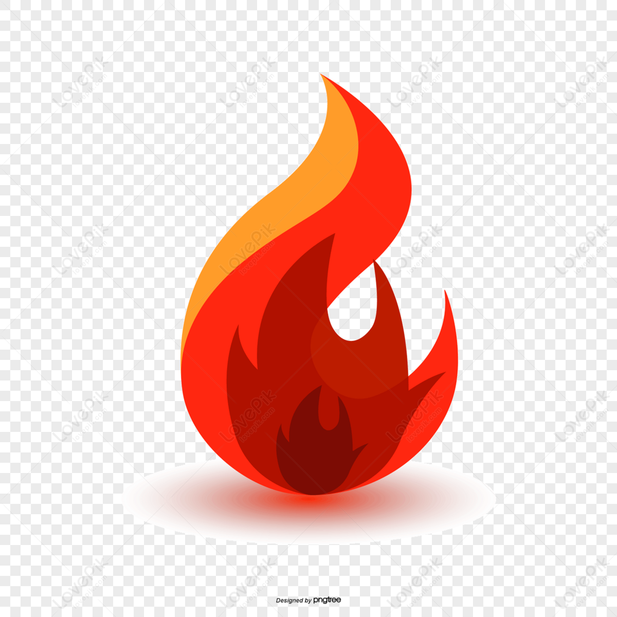 Free and customizable fire background templates