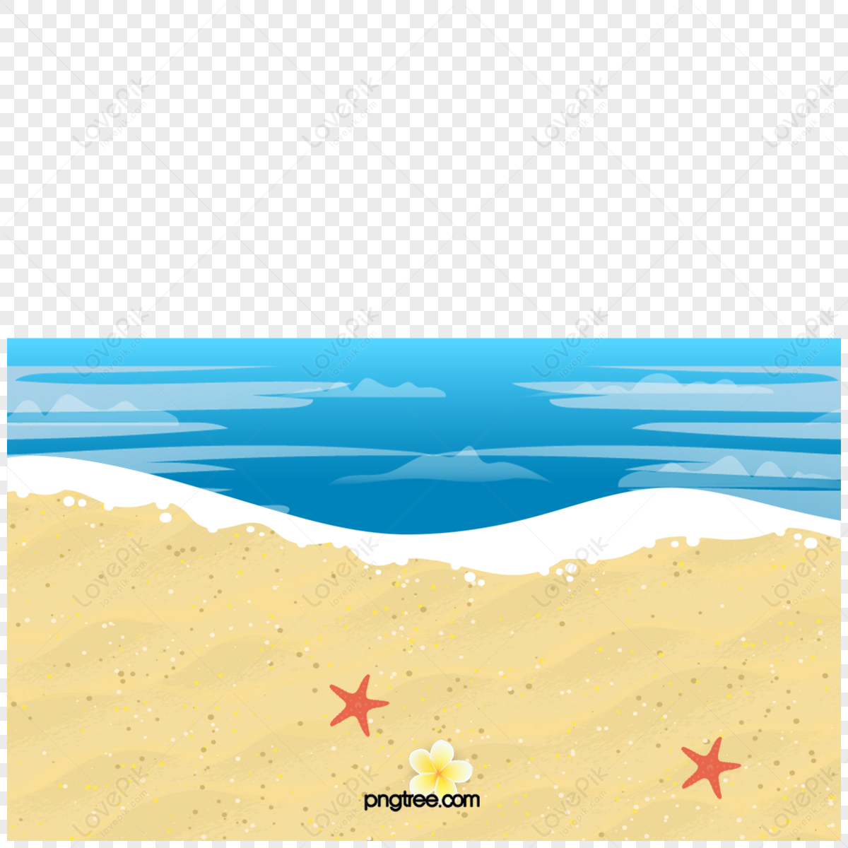 cartoon beach bar travel poster png,yellow beach,ocean sea png hd transparent image
