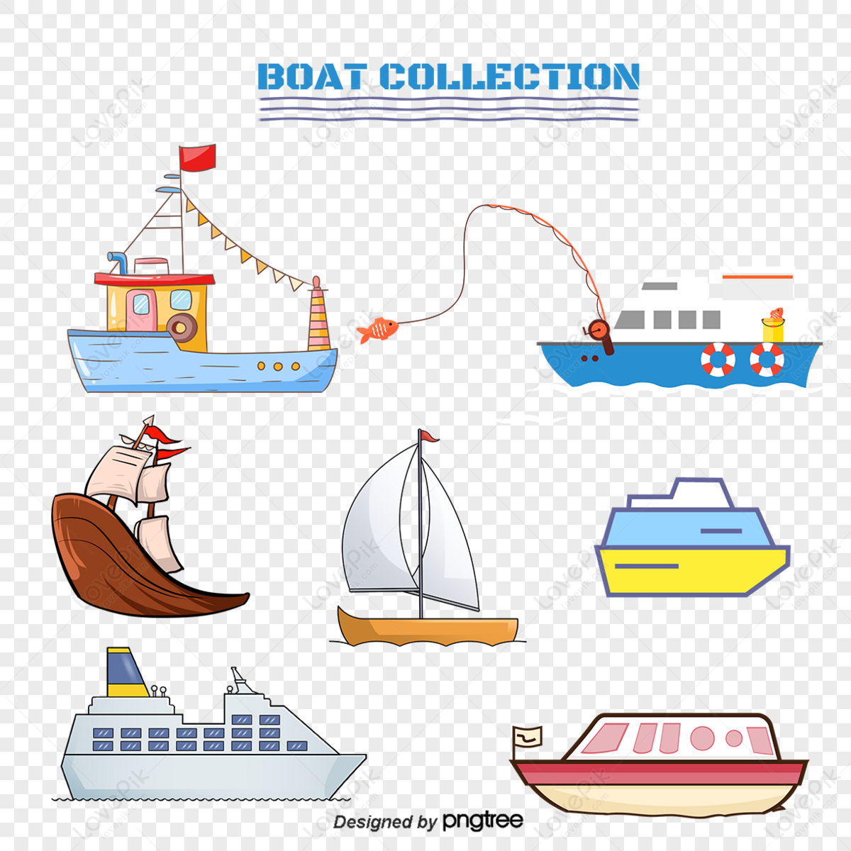 cartoon boat vector,setting,boy,speed png image free download