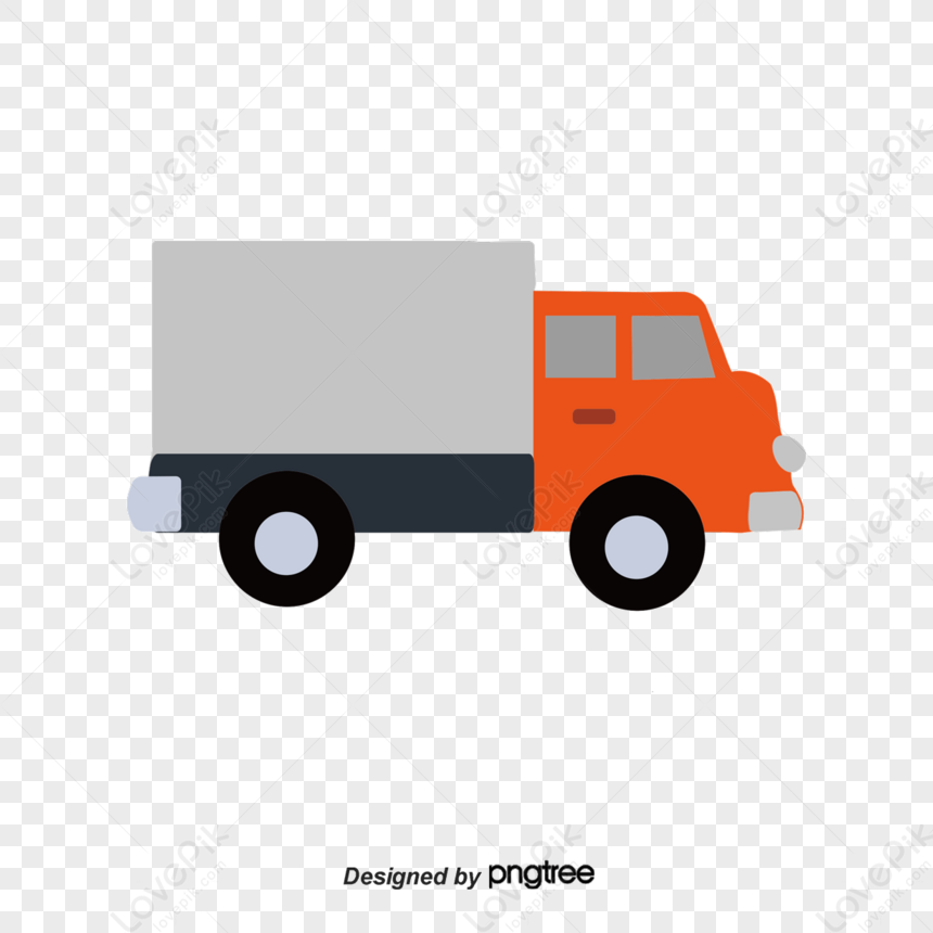 Cartoon Carts,moving Vehicles,move,truck PNG Transparent And Clipart ...