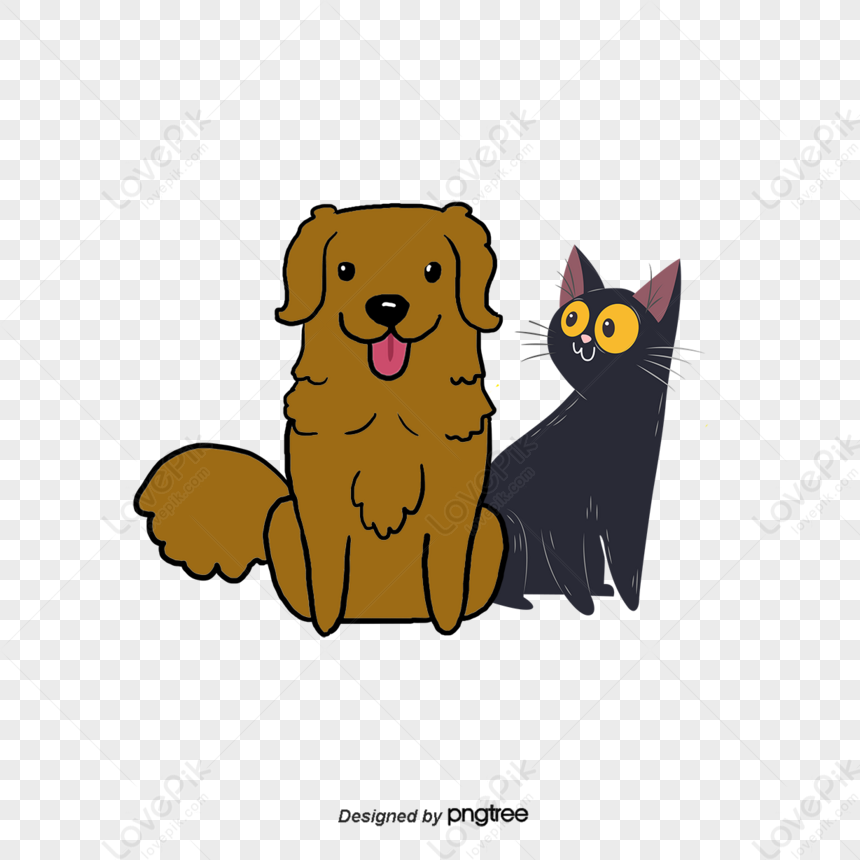 Phim hoạt hình đáng yêu mèo, chó, cặp đôi bằng tay, Con Vật Hoạt Hình., Con  Mèo Bằng Tay, Con Cún Dễ Thương PNG và Ve… | Cute cats and dogs, Dog