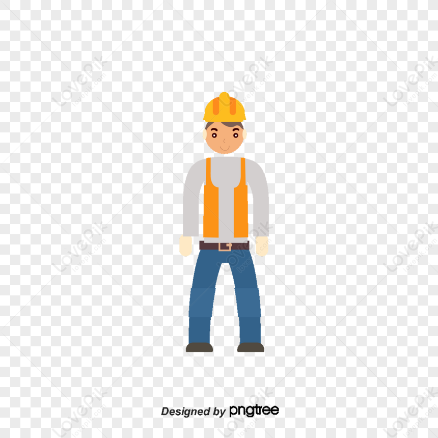 Cartoon Hand-painted Helmet Engineer,html,flat,tools PNG Free Download ...