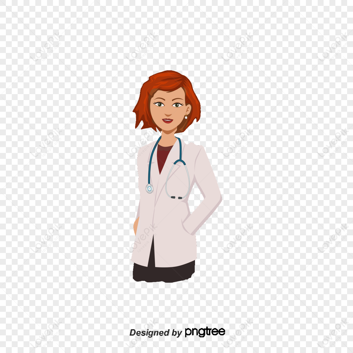 Female Doctor Smiling With Medical File Picture And HD Photos | Free  Download On Lovepik