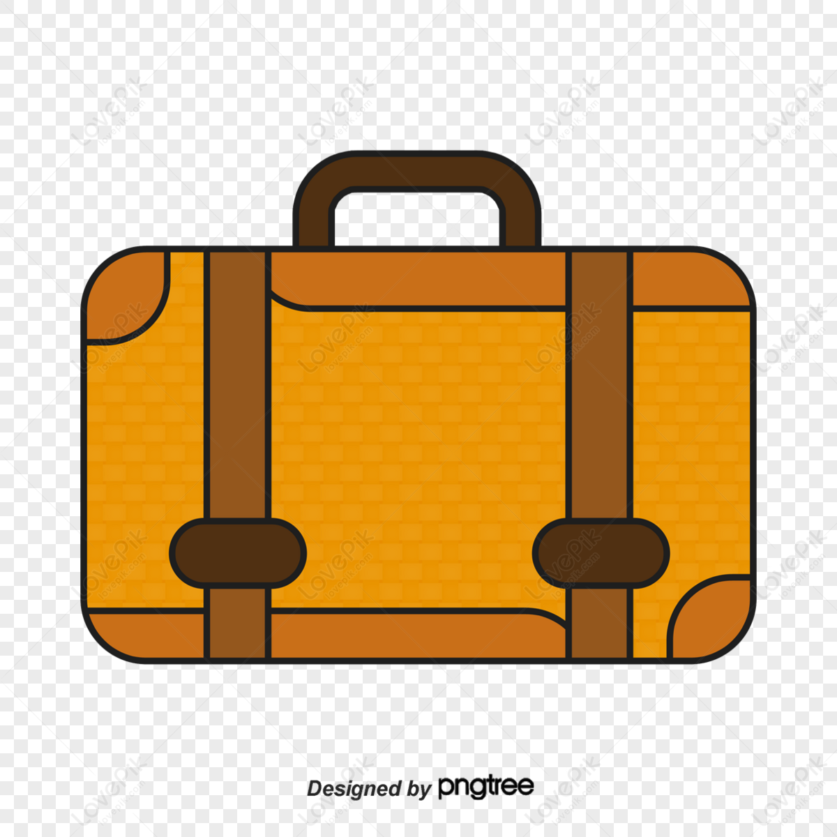 cartoon travel bag,case,travelling bag,package png picture