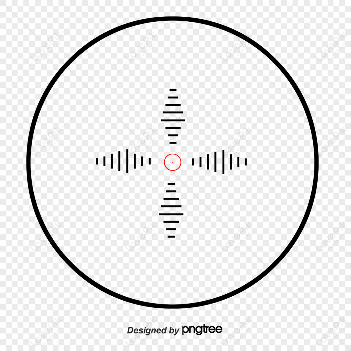 Cs Game M45 Aiming Circle Design,sight,military Icon Free PNG And ...