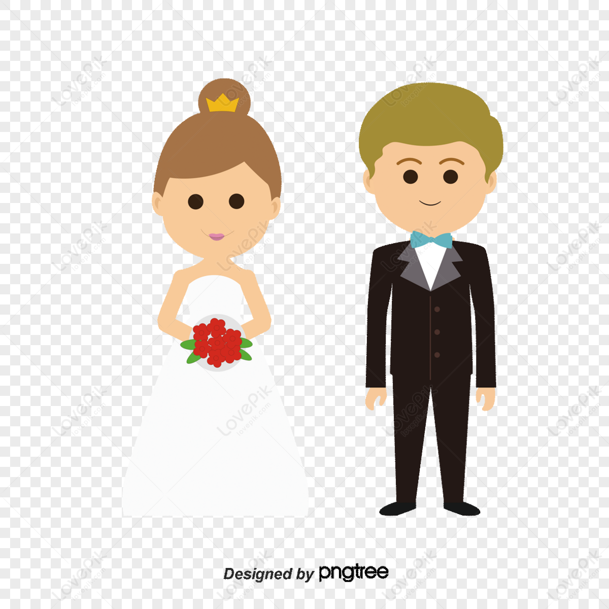 Newly Married Couple PNG Images With Transparent Background | Free ...