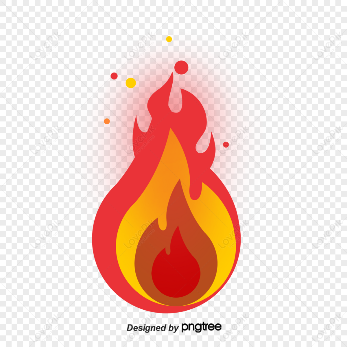 Flame Vector,hand Painted Flame,fire,cartoon Flame PNG Picture And ...