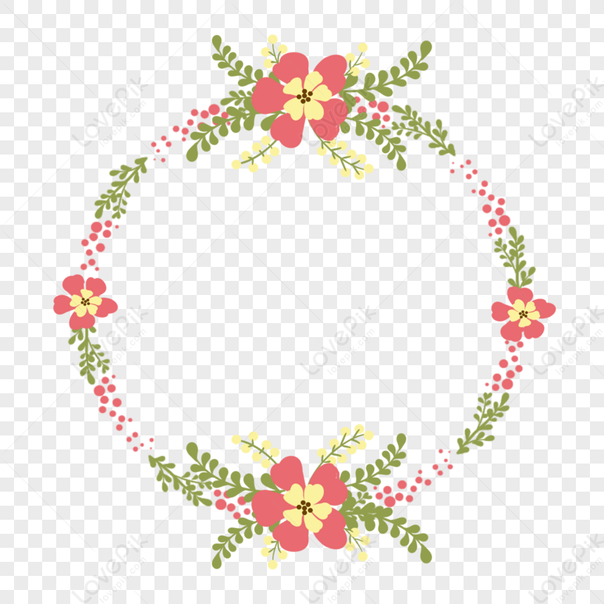 Flower Frame Vector,flowers,hand Painted,petal PNG Hd Transparent Image ...