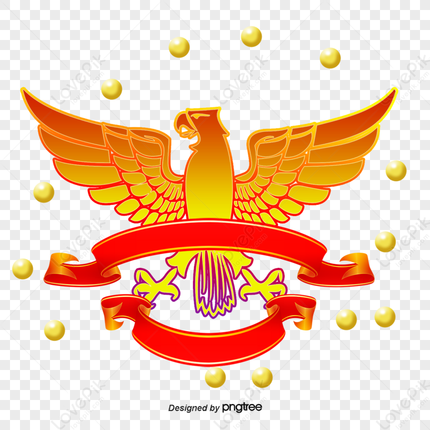 Golden Line Eagle Logo by aefirit on Dribbble