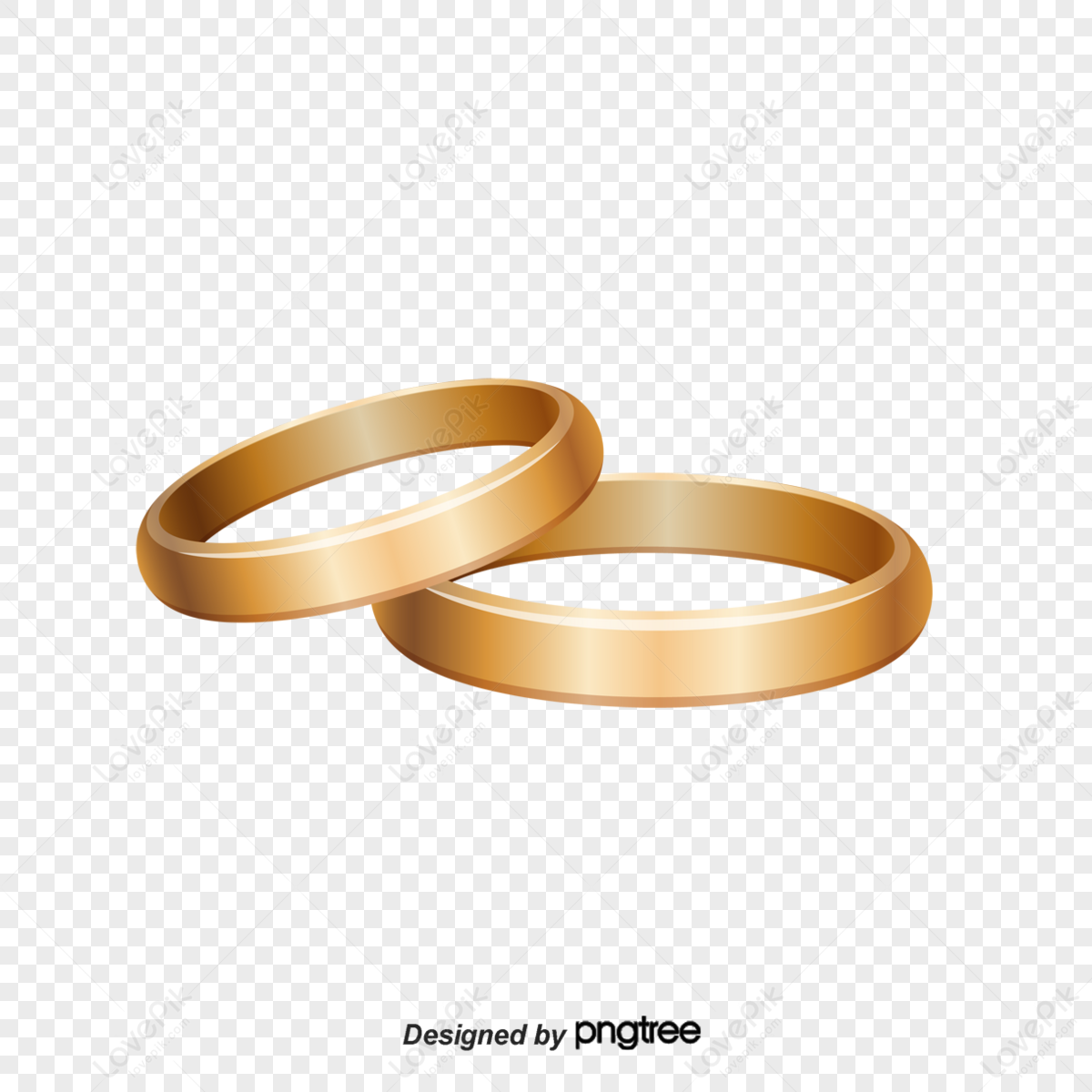 Simple Wedding Rings-vector Heart-free Vector Free Download