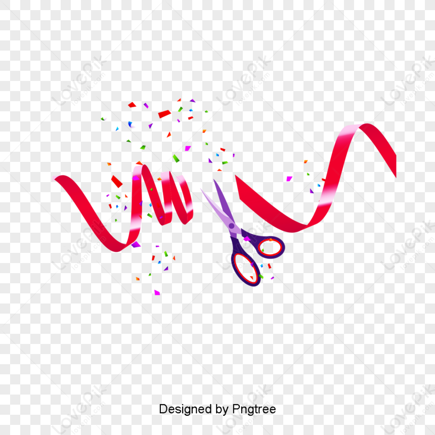 Grand Opening Ribbon PNG Transparent Images Free Download