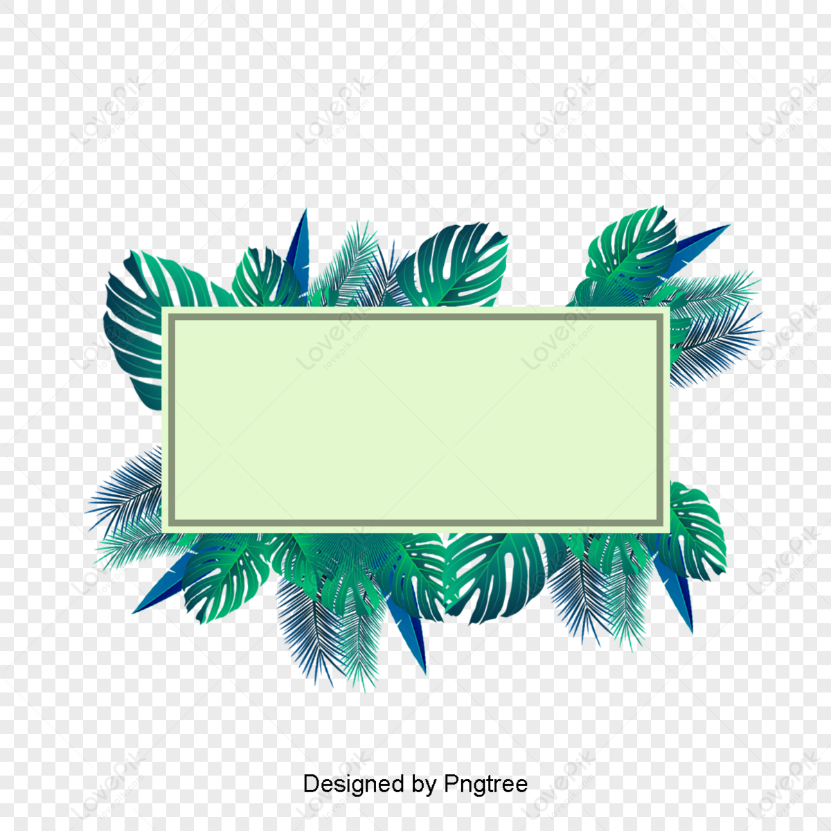 Green Tropical Leaf PNG Images With Transparent Background | Free ...