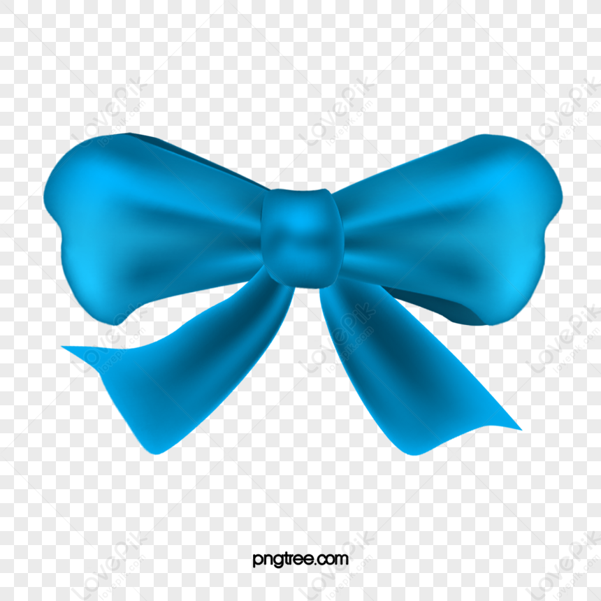 Hand Drawn Blue Ribbon Bow Tie,texture,national Bow Tie Day PNG Hd ...