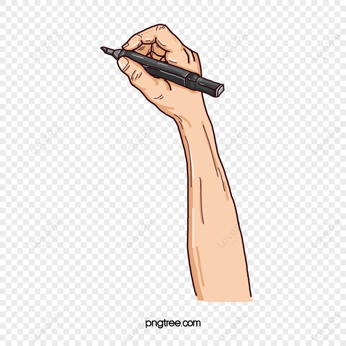 Hand Holding The Pen,writing The Hand,gesture,write PNG Transparent ...