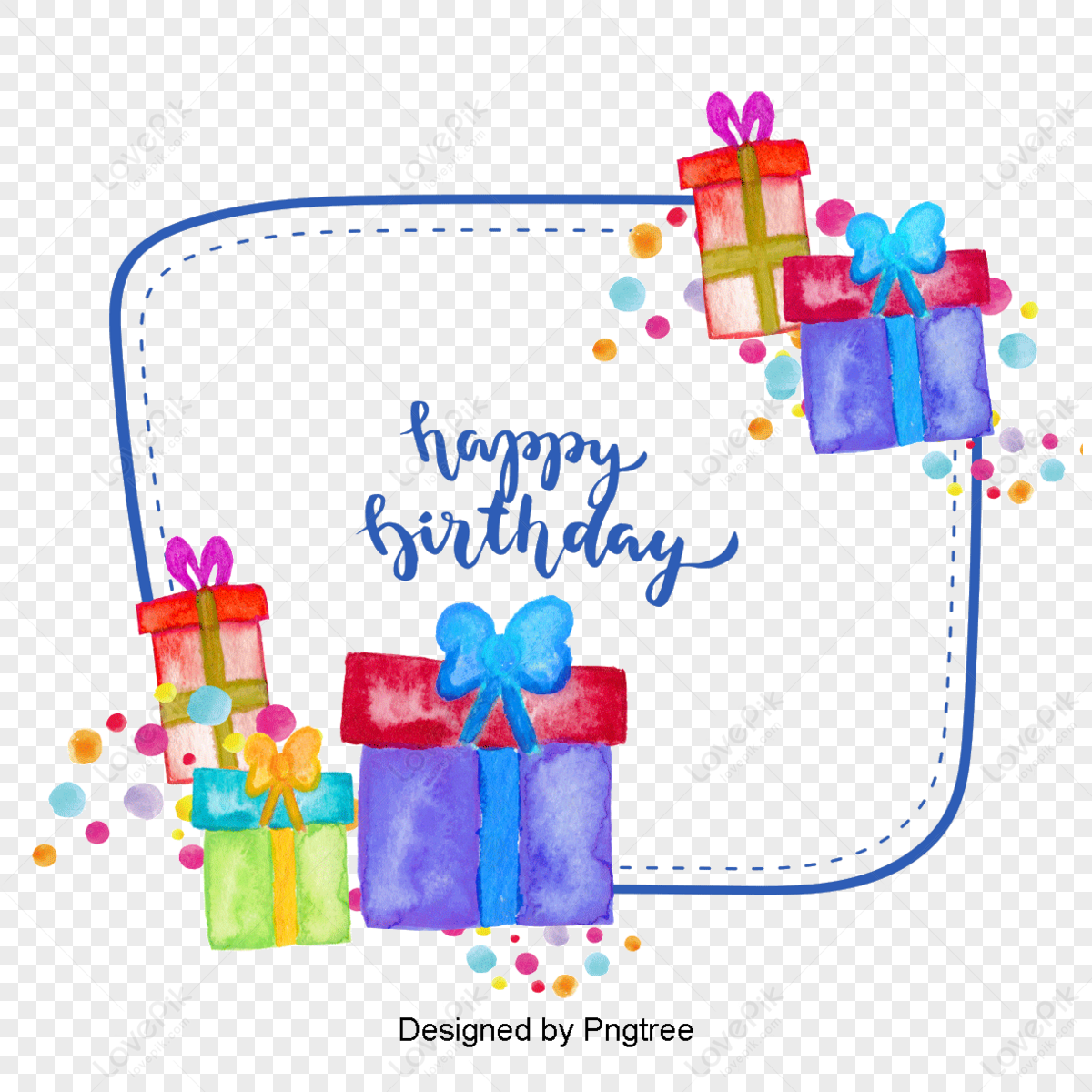 Happy Birthday Ribbon png download - 800*513 - Free Transparent Gift png  Download. - CleanPNG / KissPNG