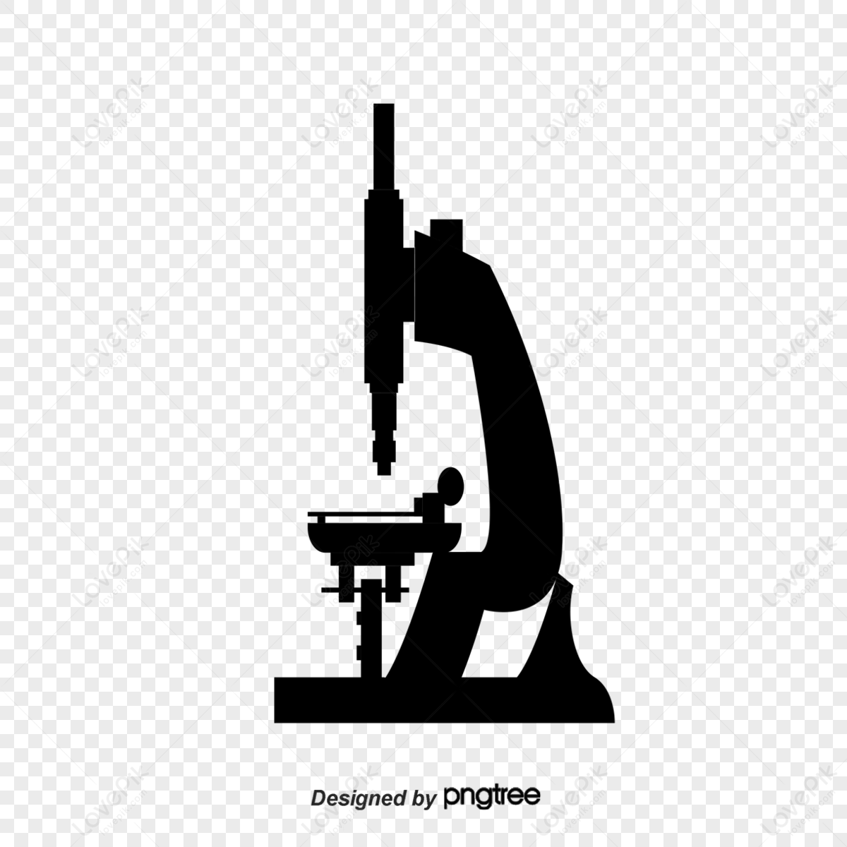 Microscope - Physics Lab Black And White, HD Png Download - kindpng