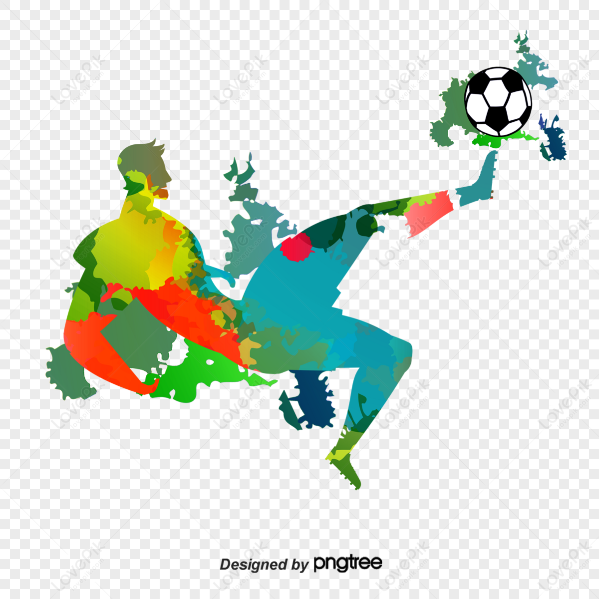 Soccer Playing Vector PNG Images With Transparent Background | Free ...