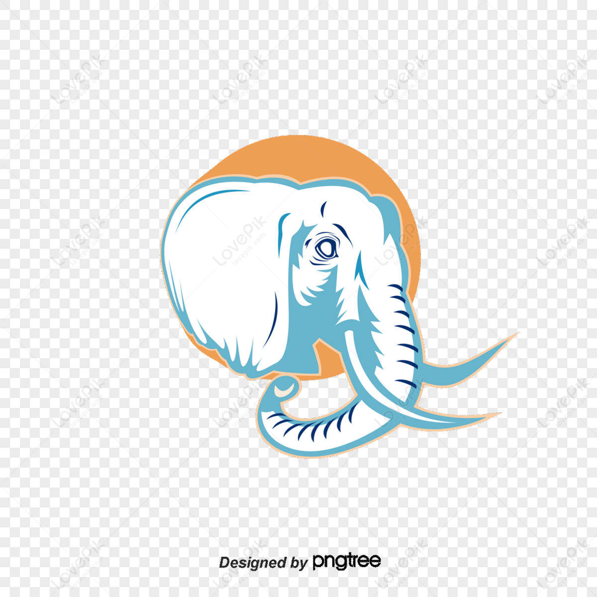 Elephant Logo | Modern & Majestic Elephant Logo For Sale - Lobotz LTD