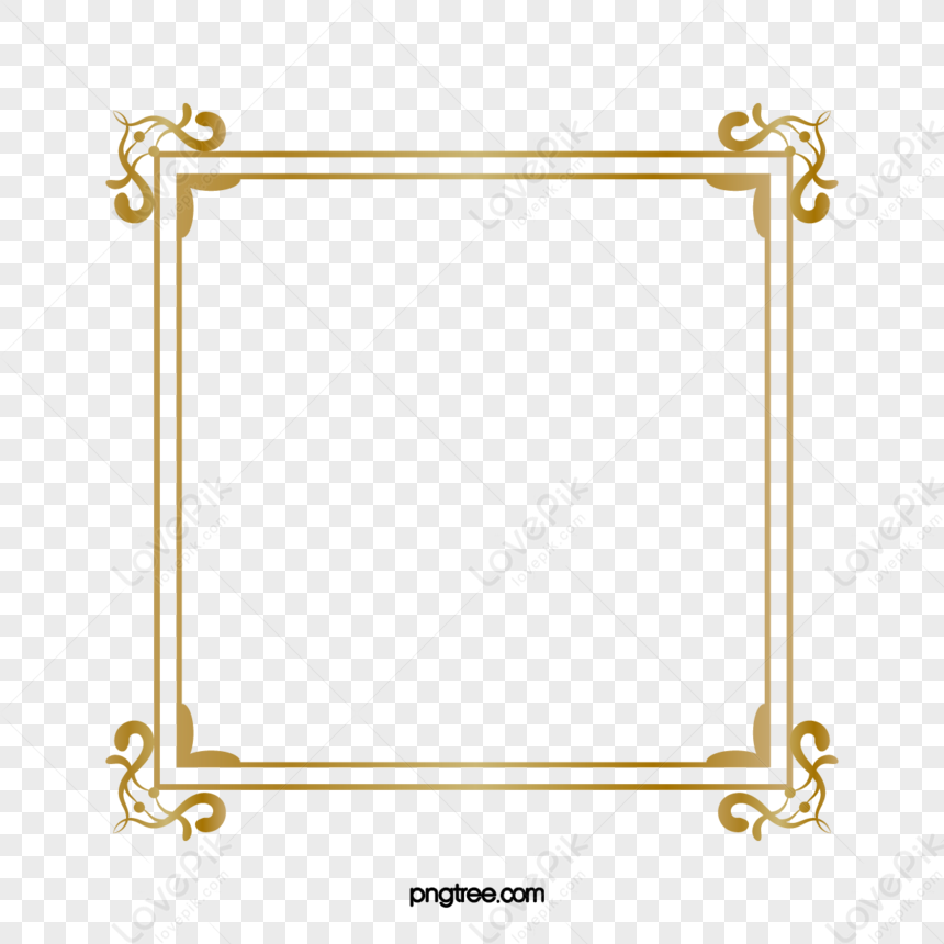 Luxury Gold Border,border Sketch,luxurious,halo PNG Transparent ...