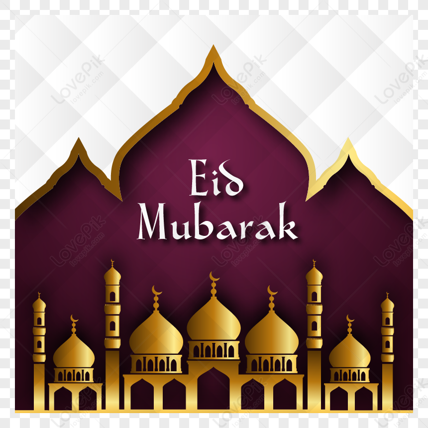 Modern Eid Mubarak Banner And Card Illustrationhappy Eididul Fitri