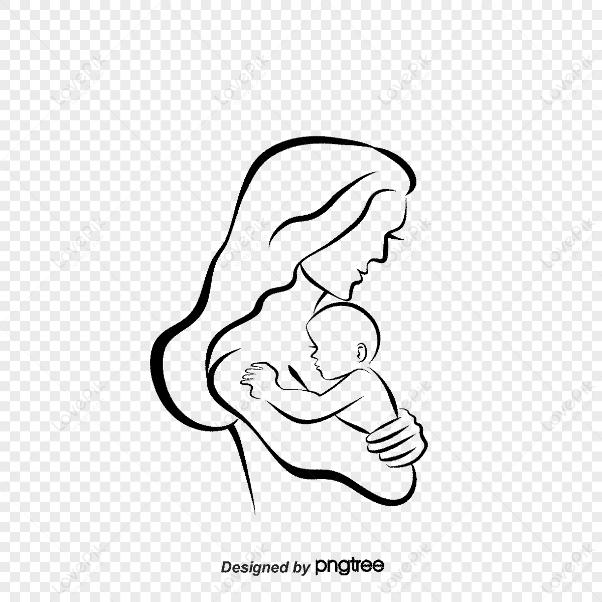 Mother Breastfeeding Baby Royalty Free Vector Image - vrogue.co