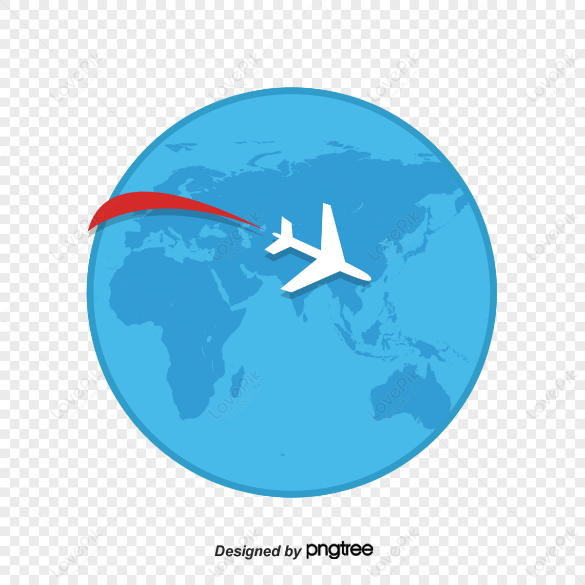 Plane Globe PNG Images With Transparent Background | Free Download On ...