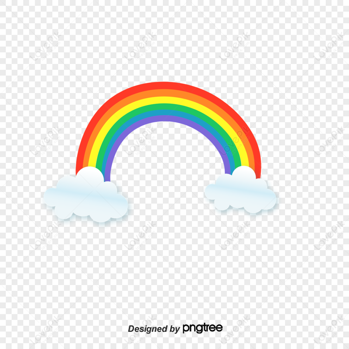 Rainbow Png Vector Element,red,blue,the Weather PNG Transparent Image ...