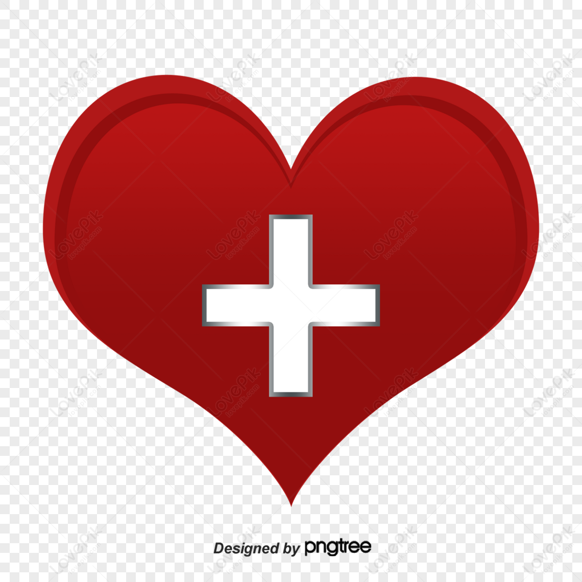 Cross Heart PNG Images With Transparent Background | Free Download On ...