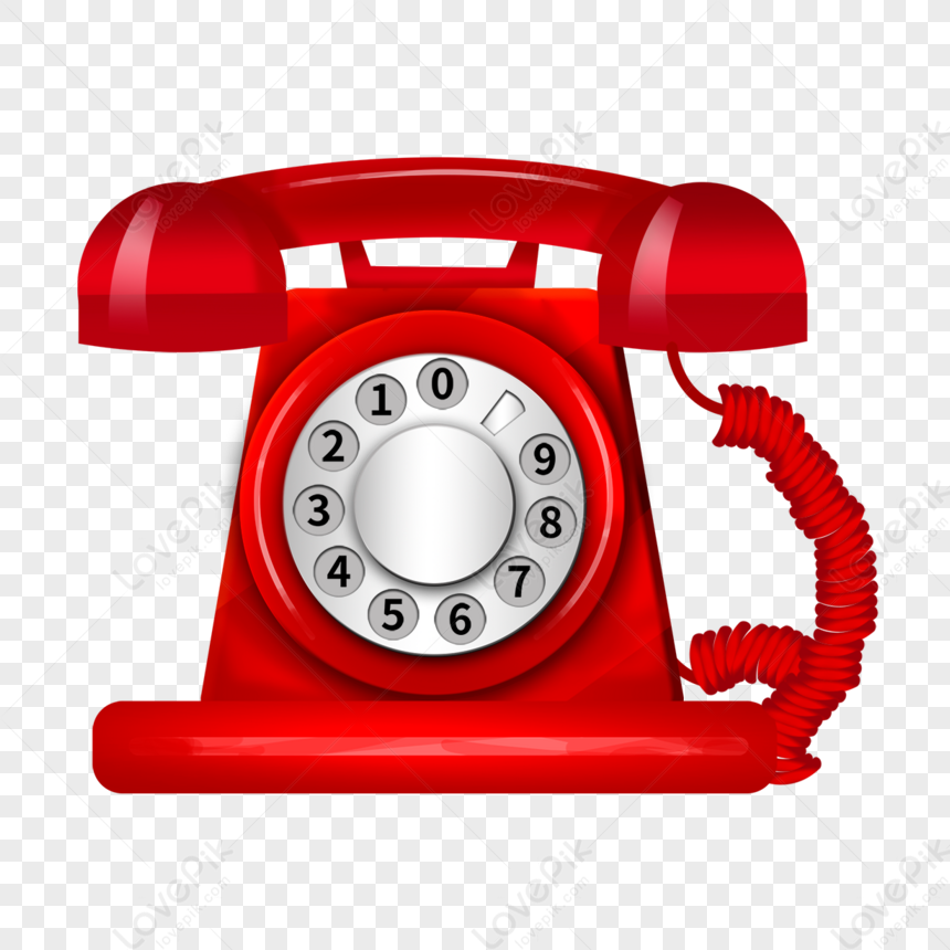 Red Landline,reflection,conversation,reflective PNG Transparent Image ...