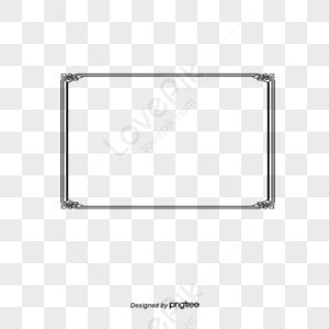 Black Frame Png Images With Transparent Background 