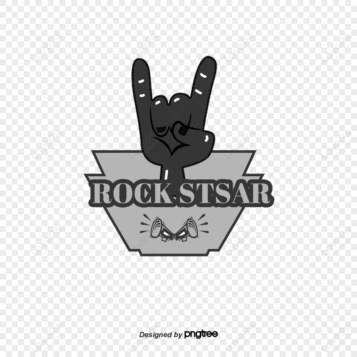 Rock Gesture Vectorword Arthandbracelet Png Transparent Background