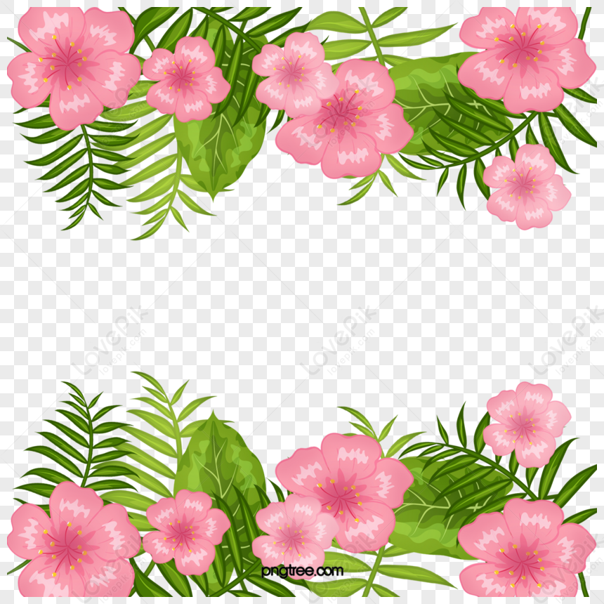 Cadre Fleur PNG Images, Vecteurs Et Fichiers PSD