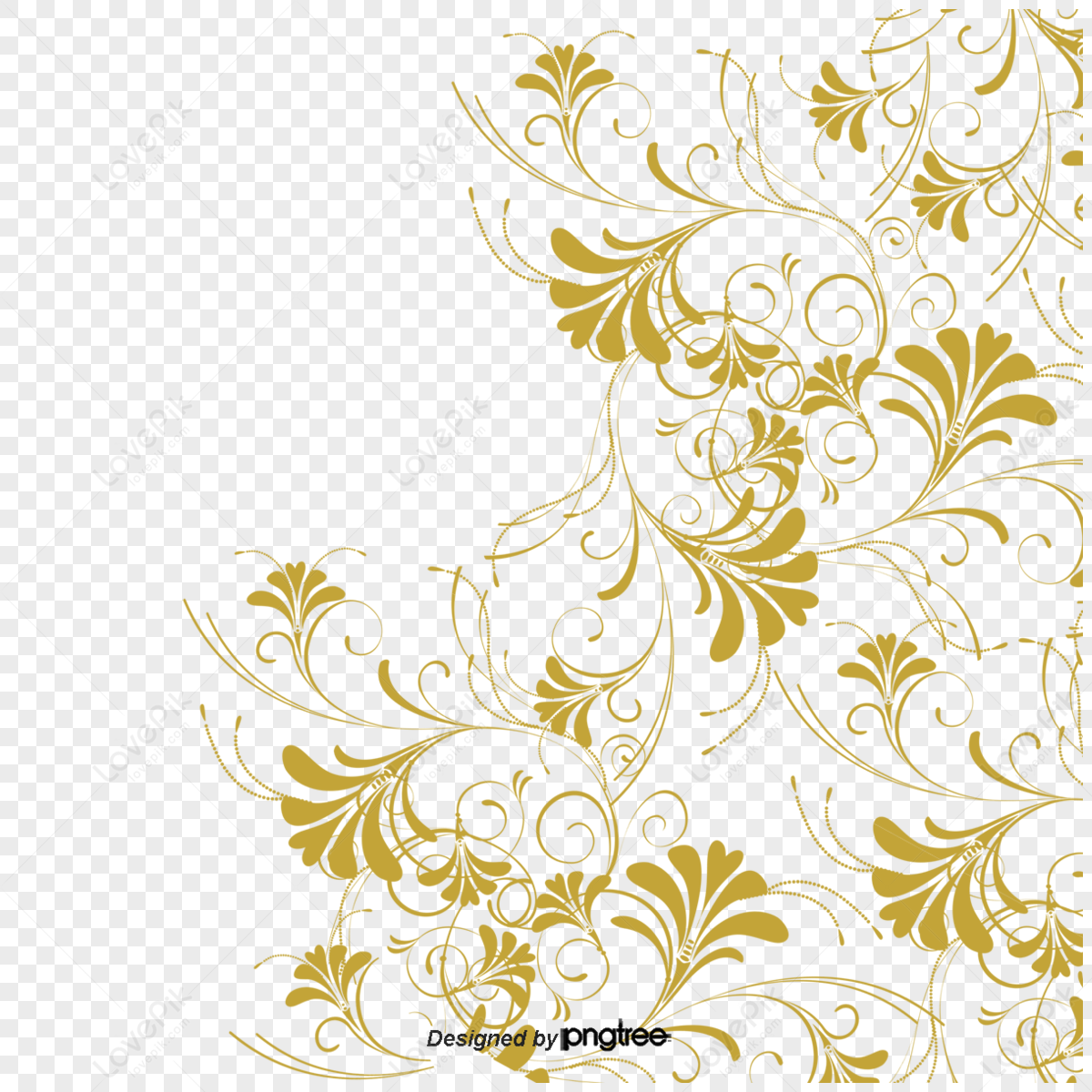 Simple Flower Line PNG Images With Transparent Background | Free ...