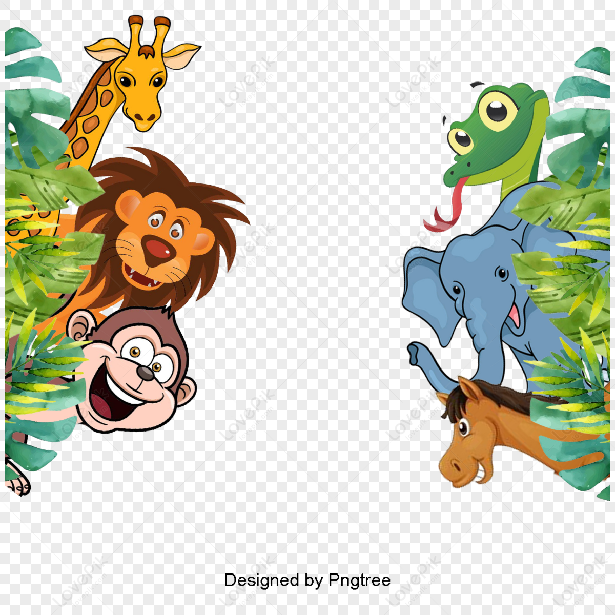 small animals in tropical rainforests,tropical leaf,toys,play png transparent image